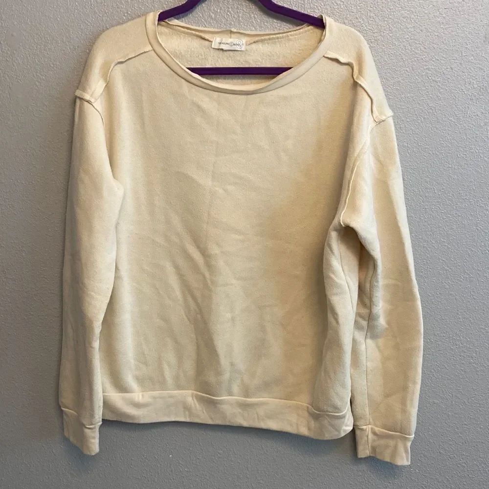 Treasure & Bond- cream sweatshirt- Size large